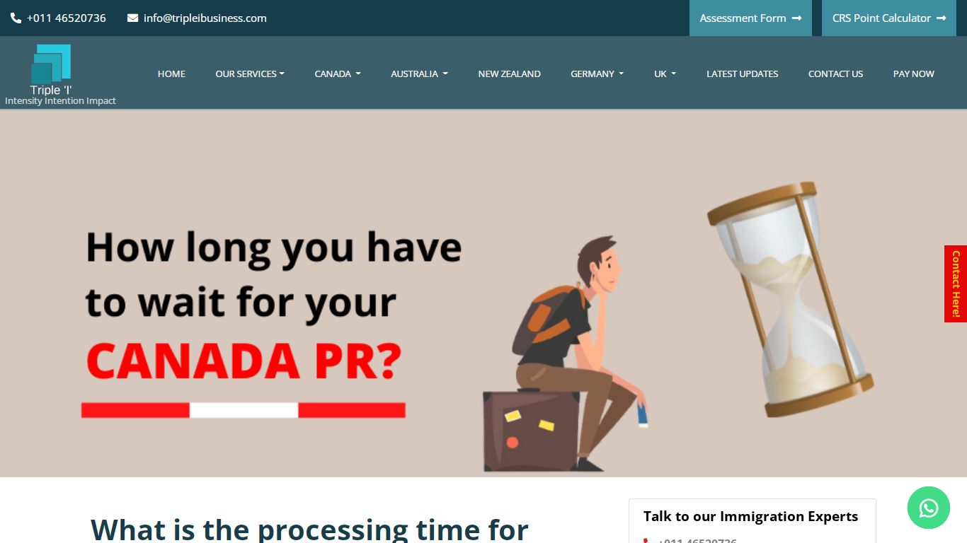 What is the processing time for Canada PR? | Get in 8 months